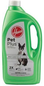 hoover 2x petplus pet stain and odor remover