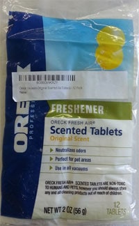 oreck fresh air vacuum scent tabs