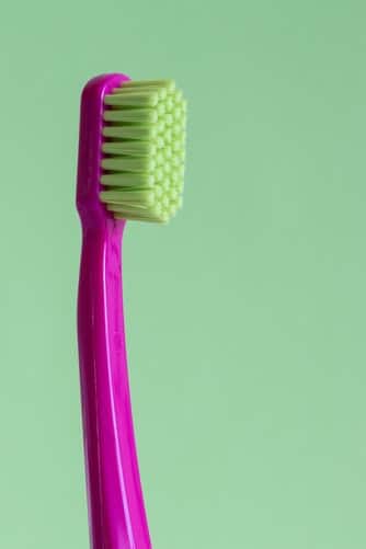 violet toothbrush